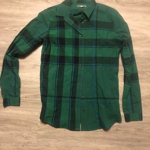 Burberry button down shirt